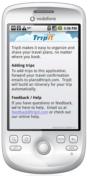 tripit android app