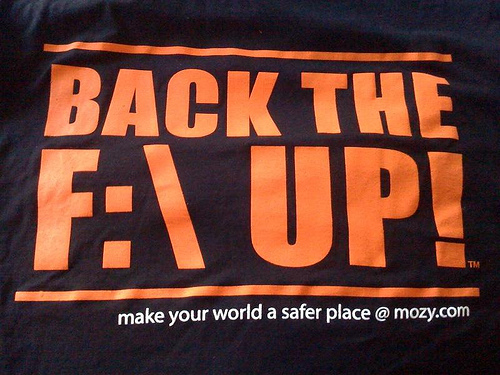 mozy backup shirt