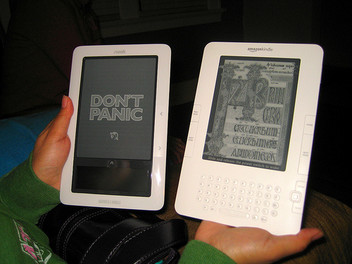 kindle and nook