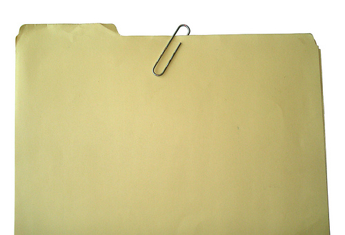 yellow folder